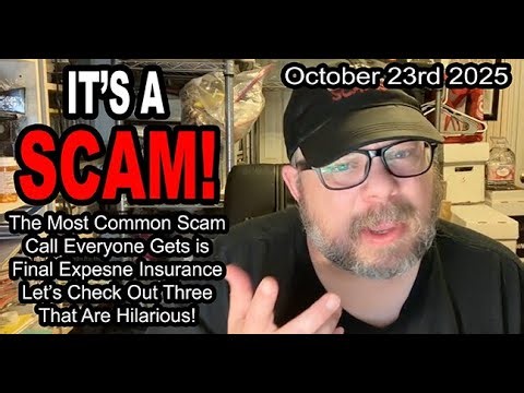 IT'S A SCAM! FUNERAL EXPENSE SCAM! Let's Check Out Three Hilarious Final Expense Scam Calls