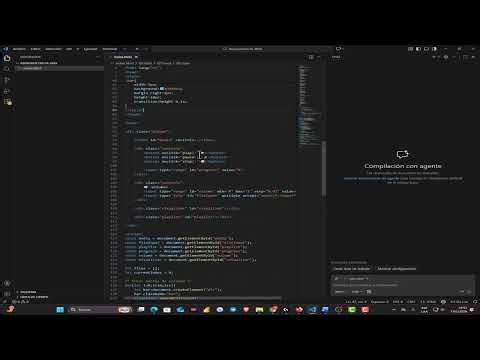 Inteligencia Artificial con HTML5 Visual Studio Code y ChatGPT Ejercicio 1 Reproductor Sencillo