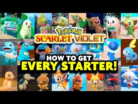 How to get ALL 24 STARTER POKEMON in Pokémon Scarlet and Violet Indigo Disk DLC!
