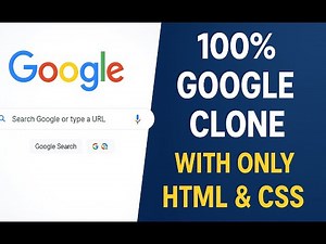 100% Google Homepage Clone Using Only HTML & CSS | No JavaScript Needed!|#webdesign #webdevelopment