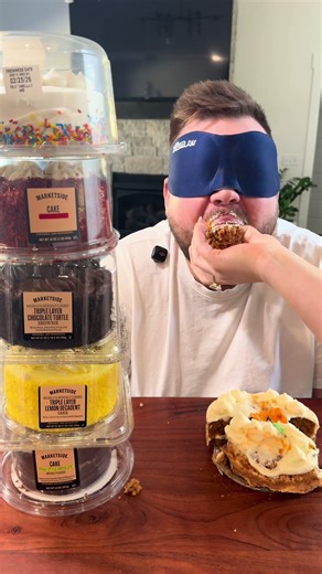 Trying all the Walmart bakery cakes🎂 ##mukbangeatingshow##cake##dessert##sweets##fyppp