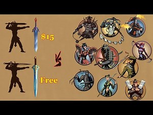 Shadow Fight 2 || Free vs $15 「iOS/Android Gameplay」