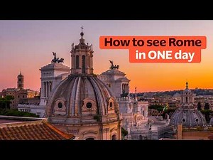 See Rome in ONE day: The Itinerary That Actually Works