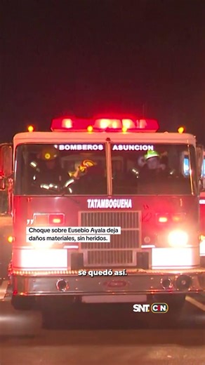 Traffic accident on Eusebio Ayala