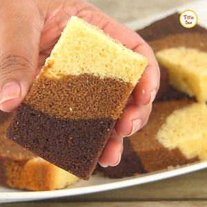 Three Layer Chocolate Ombré Butter Cake by Tiffin Box | Cooking Mate