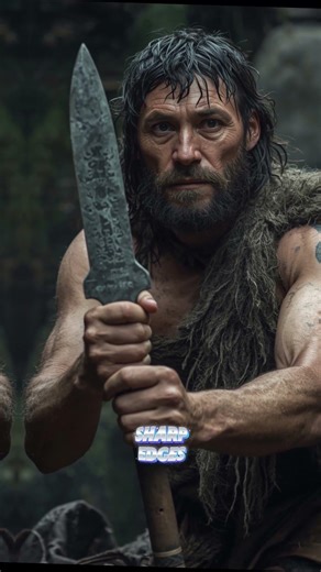 This Sharp Stone Blade Changed Human Survival Forever | Stone Age Tool | Human Evolution#shorts