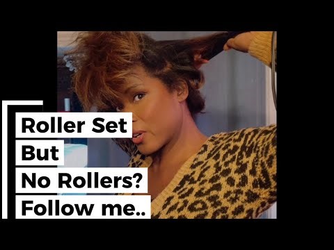 How to Roller Set Without Rollers… and THIS Happened! Cassandra Freeman