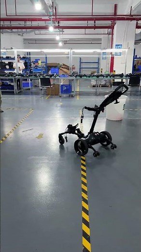 This Golf Cart Follows You Automatically?! | Smart Electric Trolley Demo