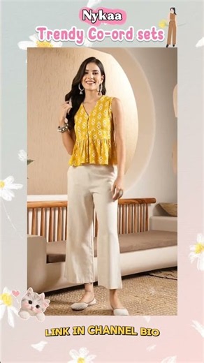 Latest Nykaa Trendy Co-ord Sets Collection! 🛍️✨ #shorts #nykaahaul