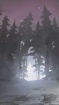 Stress Relief Winter Forest ❄️ | Falling Snow & Relaxing Music #shorts #relaxation #relaxing