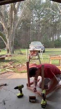 Stand for rabbit cages.