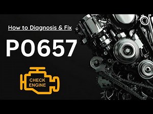 P0657: Actuator Supply Voltage “A” Circuit/Open | Trouble Code: Diagnose Symptom Cause Explain Fix