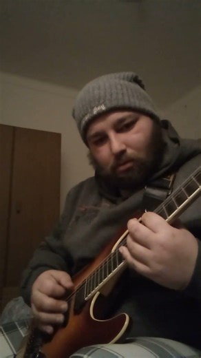 riffing shredding heavy metal solo