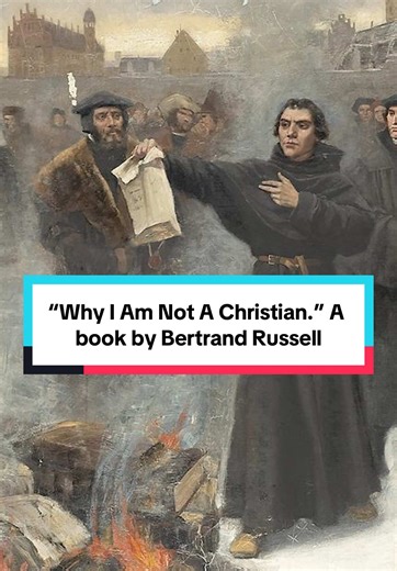 Why I am not a Christian, a book written by Bertrand Russell ✝️ #philosophy #christianity #religion #jesus #god