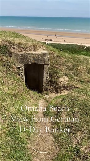 D-Day Bunker at Omaha Beach! #omaha #beach #strand #beachday #sand #view #military #dday #ocean | D-Day history