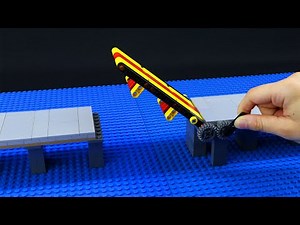 Building Movable Bridges: Simple bascule, Swing, Retractable Bridge by Lego