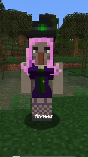 Improving Minecraft Witch: Brows, Fat, Hair, and Outfit Changes