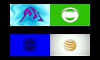 Mix of 4 videos from youtube : The Turbo Best Animation Logos Quadparison 24
