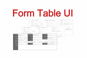 Form Table UI | GUI Tools | Unity Asset Store