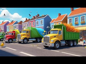Garbage Truck Song – Sorting Colors Wagon by Wagon | Fun Color & Song for Kids | Recycling Rhyme