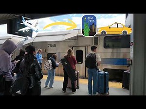 Full Trip Newark Liberty Airport to Midtown Manhattan (Air Train, New Jersey Transit & Fare)