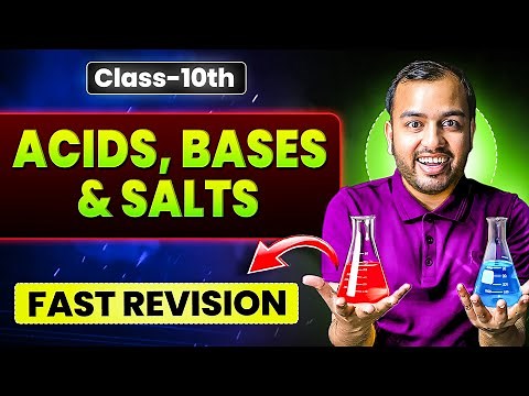 Acids Bases and Salts in 30 Minutes ✅ || Class 10 || Fast Revision || Alakh Pandey