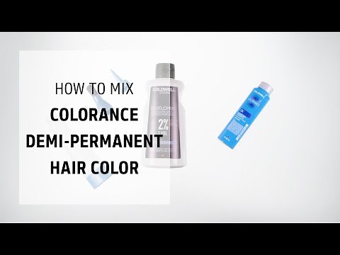 How to Mix: Colorance Demi-Permanent Hair Color | Goldwell Education Plus