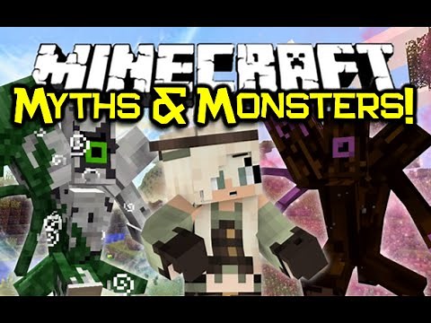 Minecraft MYTHS & MONSTERS MOD Spotlight! - Mythological Mobs! (Minecraft Mod Showcase)
