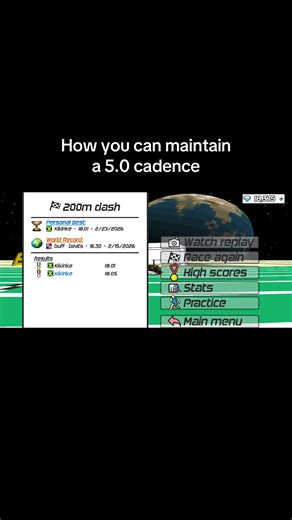 How to Maintain a 5.0 Cadence in Speed Stars