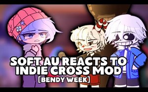 FNF Soft MOD反应FNF Indie Cross MOD第三集