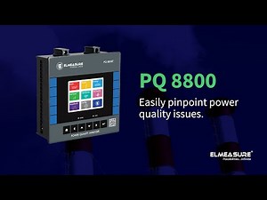 PQ8800 features and overview | Power quality analyzer | Elmeasure