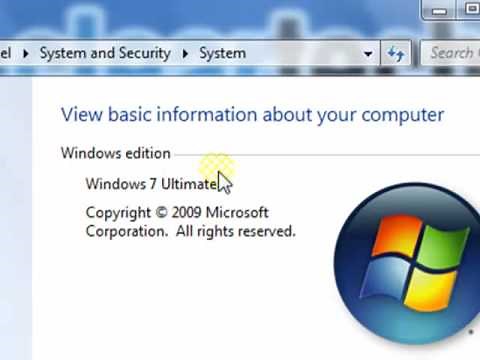 Windows 7, How-To Find your CPU, RAM, Video Card and other System Specs