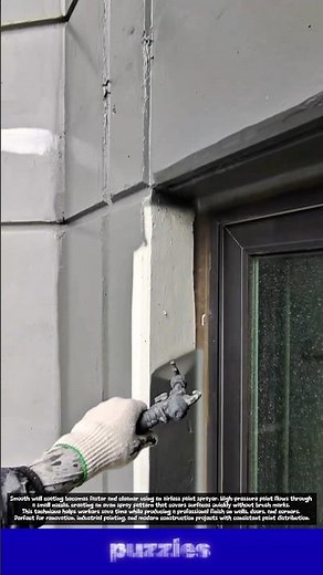 Amazing Wall Paint Sprayer Technique! Fast & Smooth Finish