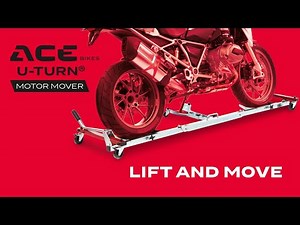 Acebikes U-Turn Motorrad Rangierhilfe, Kickstand Dolly, Motorcycle Mover, Le déplace-moto