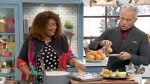 Fried Fish Sticks? HECK. YES. 😋 Catch Sunny Anderson on a huge marathon of #TheKitchen, happening right now! Save the recipe on the Food Network Kitchen app: https://food-network.app.link/gBtNCzQ2e6. | Food Network