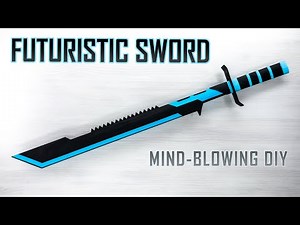 I Made a CYBERPUNK Sword from Paper… And It’s INSANE!