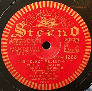 Charlie Kunz Of The Casani Club Orchestra - The "Kunz" Medley - No. 2