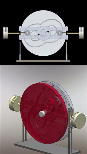 How This Rotary Mechanism Works! | Mechanical Mechanism | #engineering #shorts