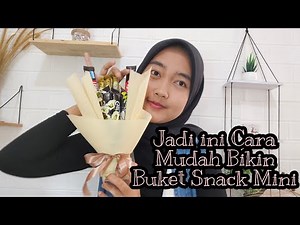 Cara Mudah Membuat Buket Snack Mini | DIY Super Simpel