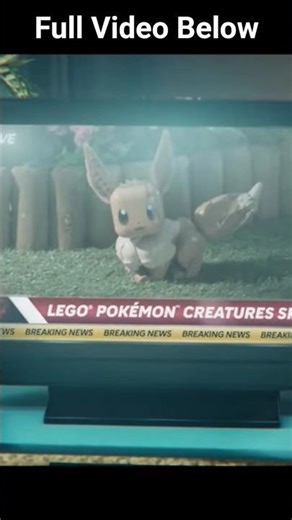 LEGO Pokémon set 4K Official Trailer #youtubeshorts #legopokemon #pikachu #charizard #eevee #shorts