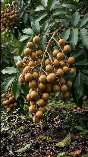 The Amazing Life Cycle of a Longan Tree! 😱🌱 #longan #nature #shorts