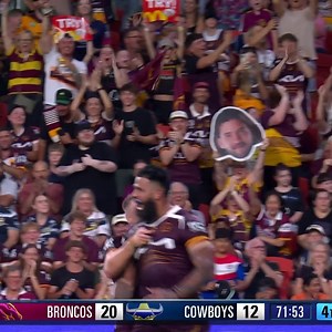 666K views · 16K reactions | Payne Haas does not stop! 勞 #NRLBroncosCowboys | NRL Fantasy | Facebook