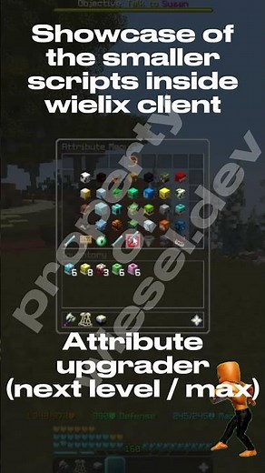 Wielix Client Macro showcases I Hypixel Skyblock