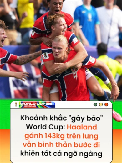 "Cỗ máy" Haaland và màn ăn mừng nặng hơn 140kg làm đảo điên mạng xã hộ... | Haaland