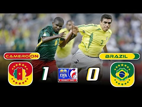 Cameroon 🇨🇲 × 🇧🇷 Brazil | 1 × 0 | HIGHLIGHTS | All GOALS | Cup confédérations 2003