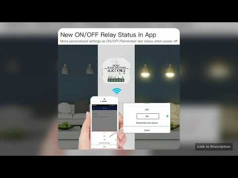 MOES Wifi Smart Light Switch Diy Breaker Module Smart LifeTuya APP Remote Control,Works with Alexa E