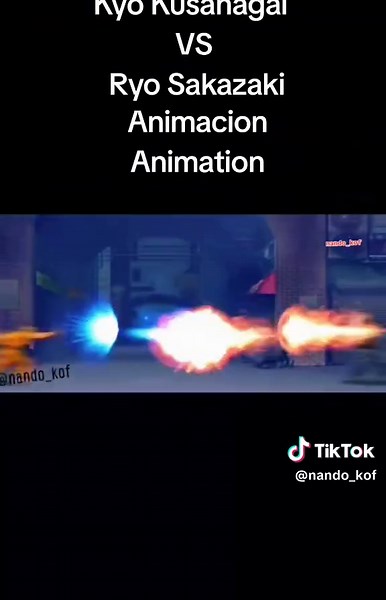 Kyo Kusanagi vs Ryo Sakazaki Animation Showdown