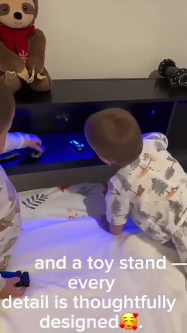 DICTAC Full Corner Bed Frame with Bookcase Storage and Led Lights Metal Platform Bed Frame Full Size with Storage Drawers & Charging Station Full Size Daybed for Teen/Adult,No Box Spring Needed,Black