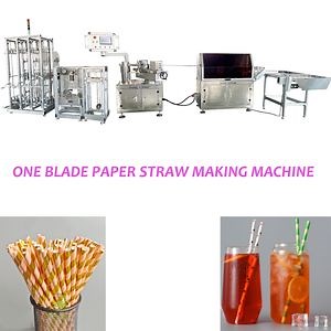 [Hot Item] Disposable One Single Knife Paper Straw Making Cutting Machine to Make Straw