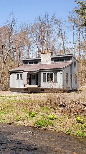 43K views · 537 reactions | Charming creek cottage on 57.7 acres. $229,900 #cabin #cabinforsale #property #creekfishing #cottageliving #cottageforsale #creek #creekhouse #newyork | Adorable Living Spaces | Facebook